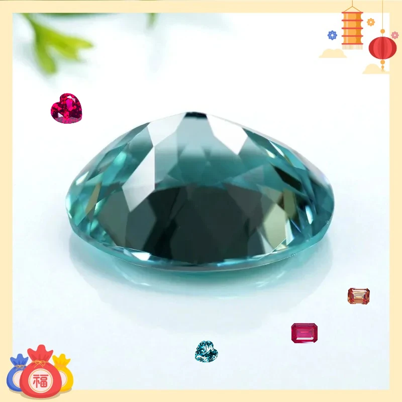 Laborgezüchteter Paraiba-Edelstein für DIY-Schmuckherstellung – Detail 4