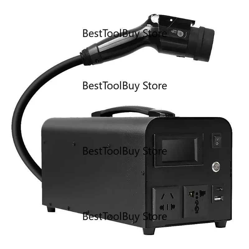 5.5KW GBT Electric Vehicle DC Charger Adapter Outdoor Emergency Charging Station 5.5KW Output