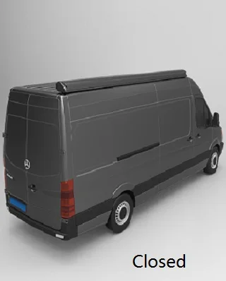 Wareda W5800 Motorized Roof Mounted RV Awning Retractable Waterproof Shade For Camper Van And Caravan
