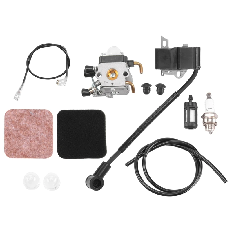 Ignition Coil Carburetor Kit For STIHL Fs80r Fs85 Fs80 Hs80 Ht75 Hs75 Hs85 Km85 Carburetor