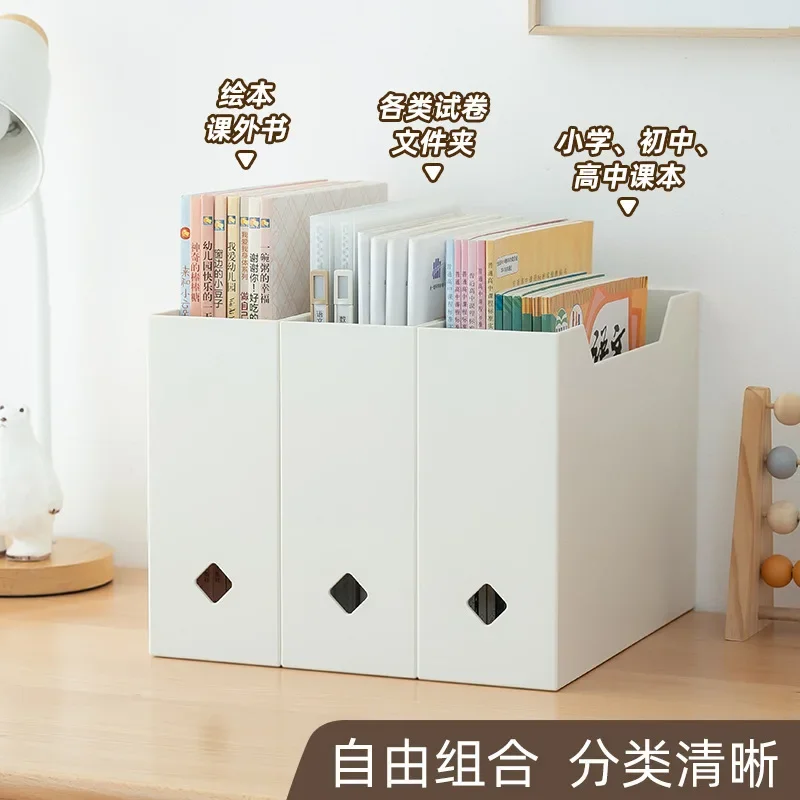 Manufacturer's Multi-Functional Simple Student Book Stand, Desktop Book Storage Rack, Plastic Book Clip Fixed Organization