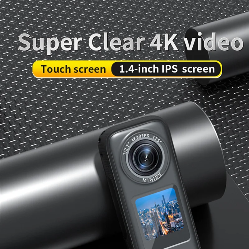 

4K HD WIFI Wireless Sports Camera Motorcycle Driving Recorder Outdoor Helmet Cycling Photography Video Recorder, Easy To Use-BCB