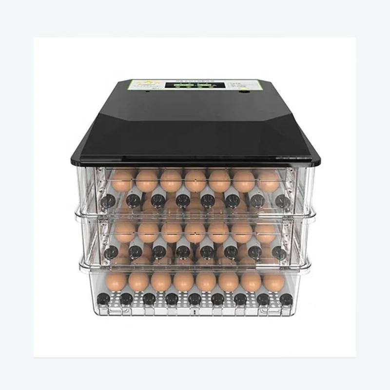 Mini dual power 64 Eggs chicken Broiler pigeon egg incubator automatic brooder incubator for poultry