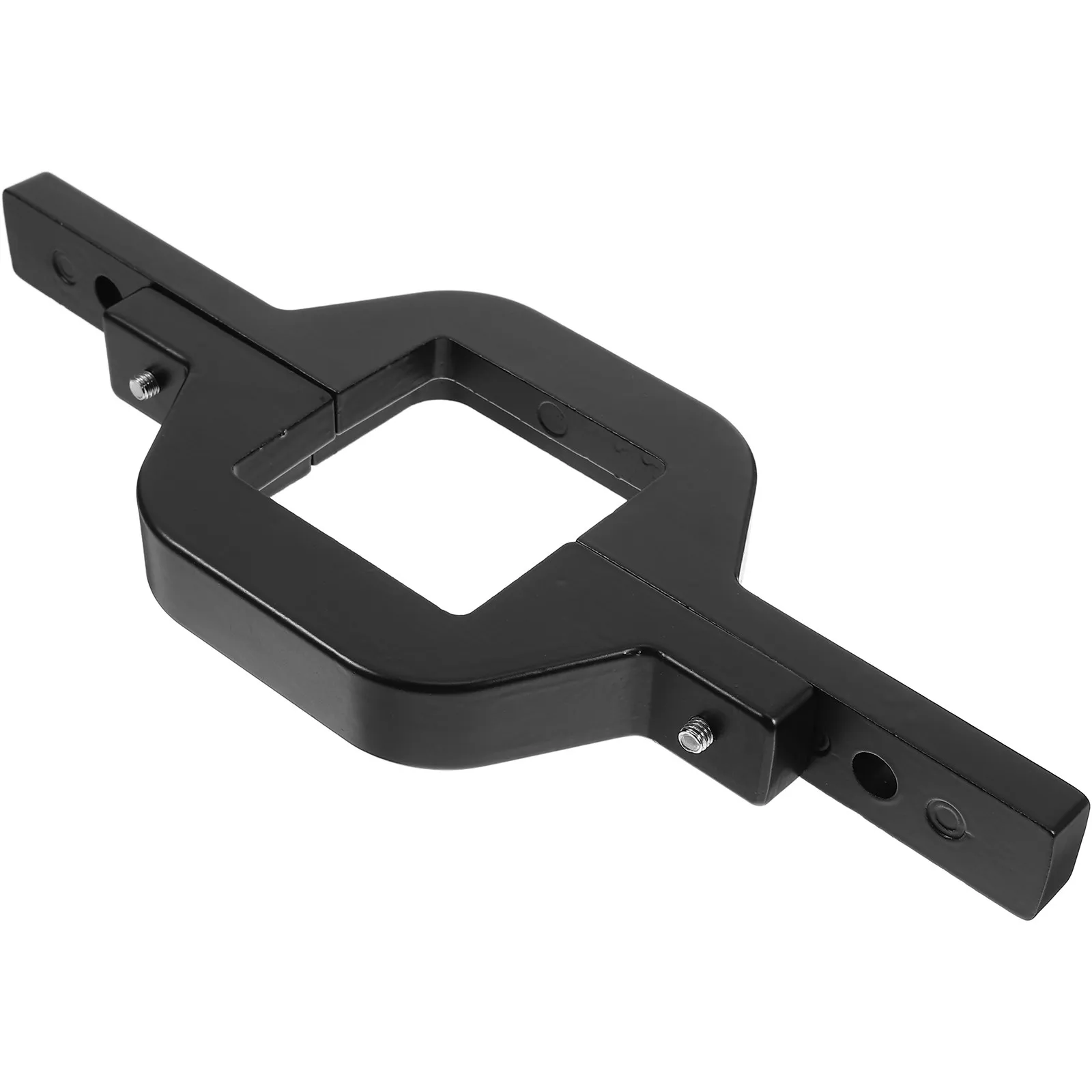 

Кронштейн для крепления буксировочного крюка, черный, универсальный, на 2 болта, быстрая установка, держатель для камеры заднего вида для грузовиков и внедорожников