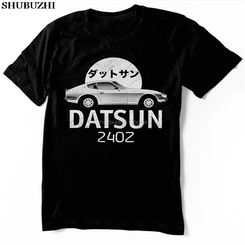 Fashion New Top Tees Tshirts JDM Datsun Logo 240Z T Shirt Japanese Classic  Cotton T-Shirt sbz5427