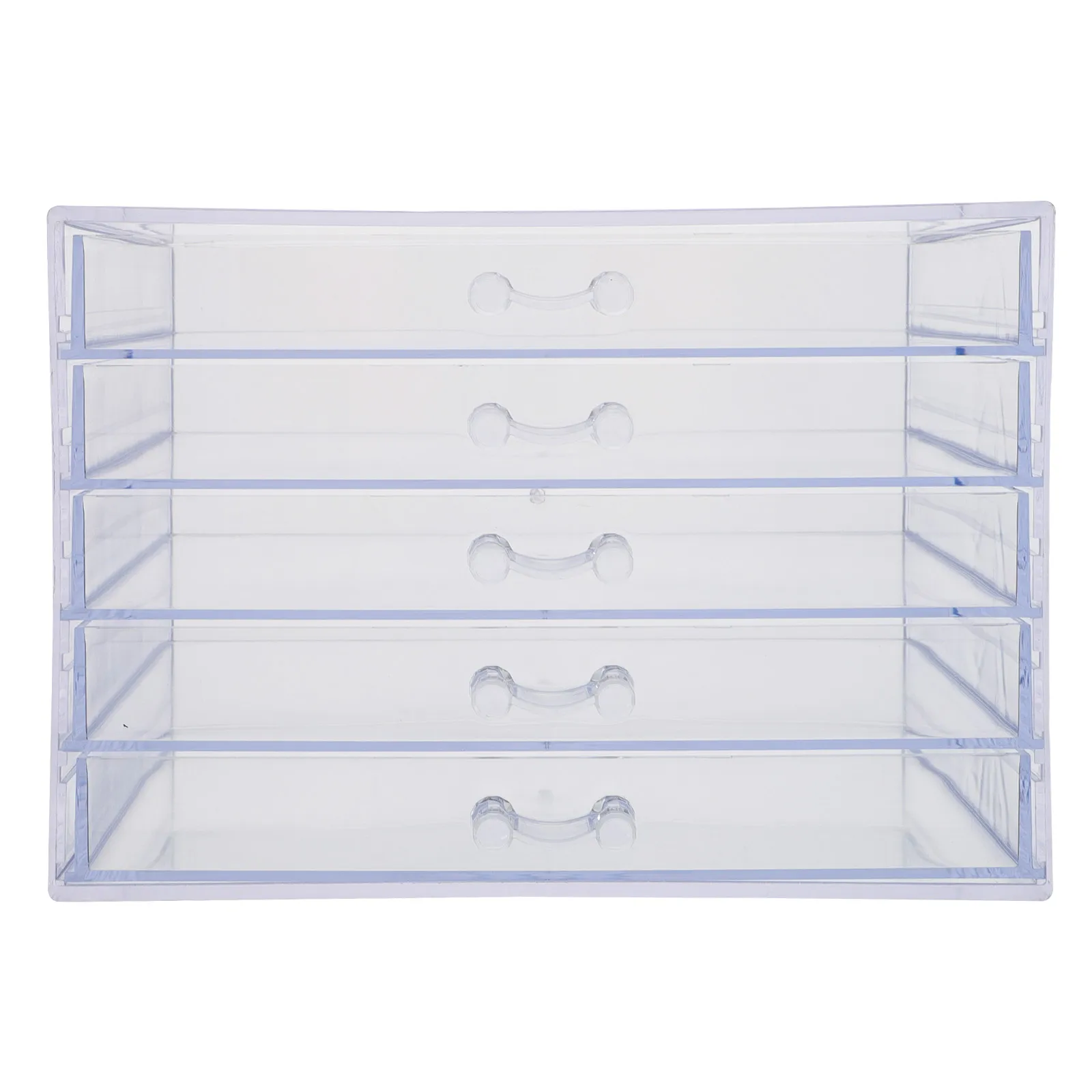 

Slide Drawer Nail Tools Box Acrylic Organizer for Nail Art Supplies Storage Transparent Container with Compartments Clear Case