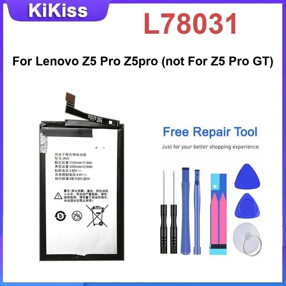 

Battery L78031 3350Mah For Lenovo Z5 Pro Not Fit Gt Fast-Charging Long-Lasting Mobile Phone