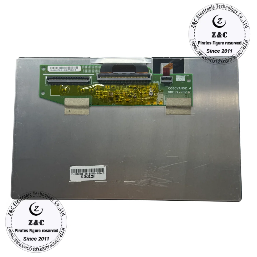 C080VAN02.4 TFT Original 8 Inch LCD Screen Car Multimedia Navigation Replacement Panel for AUO