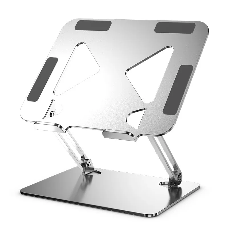 Folding Laptop Stand Tablet PC Stand Metal Carbon Steel Holder Portable Heightening Cooling Liftable Notebook Computer Bracket