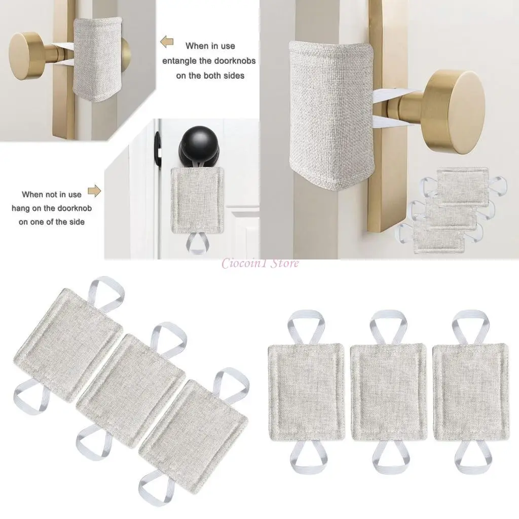 

Y1UB 3Pcs/set Noise Reducing Door Silencers Pad For Peaceful Homes and Workspaces