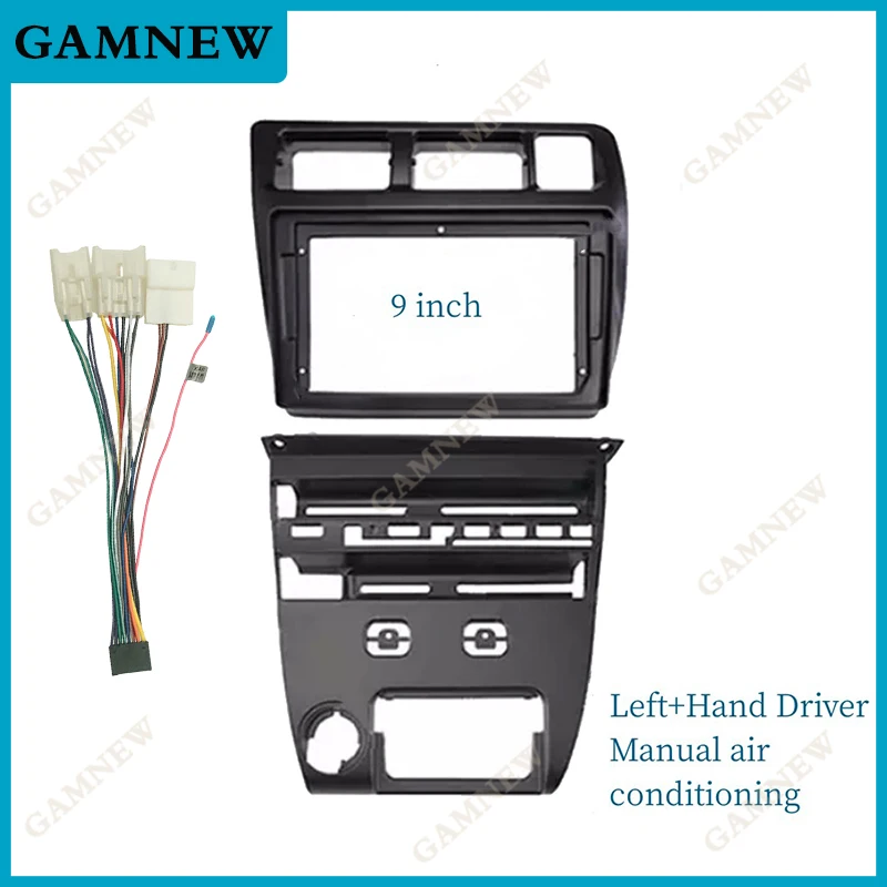 9 Inch Car Frame Fascia Adapter Android Radio Dash Fitting Panel Kit For Toyota Corolla Sprinter 1993-1997