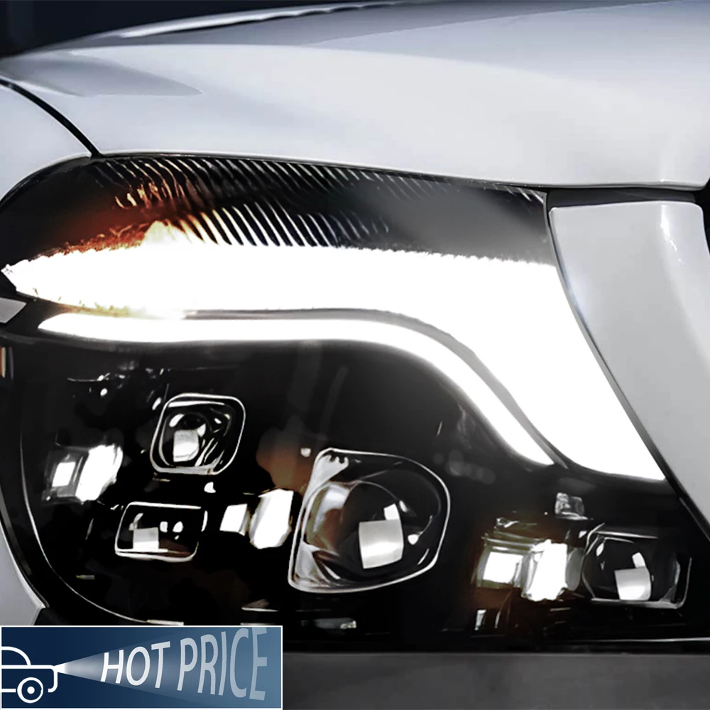 

Автоматические передние фонари в сборе для Benz Sprinter 2014-2018 W906, обновленный эффект запуска, светодиодный 4-инструмент для линз проектора, автомобильные аксессуары