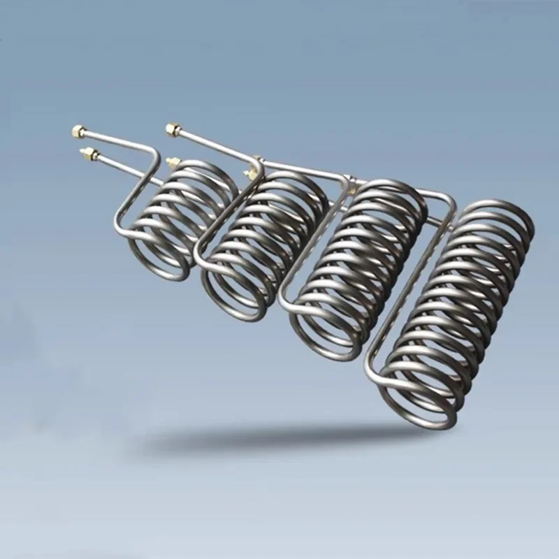 

Titanium tube Coil Evaporator for 1P 1.5 2 2.5 3 5P aquarium chiller heat exchanger fish tank in seafood pond