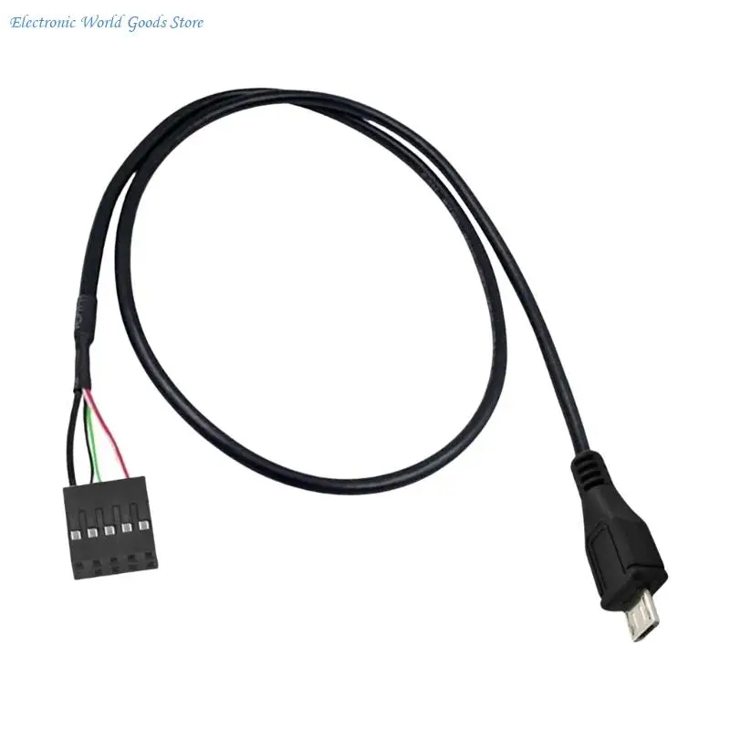 A3PD 50CM USB 2.0 Mini 5Pin Male to 9Pin Female Extension Cable Professional