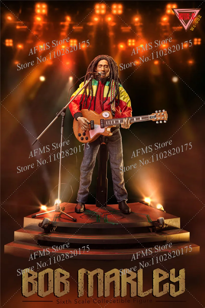 Win.c studio WC002 1/6 مقياس تحصيل الشكل سلمي روك المغني مجموعة كاملة 12 بوصة الرجال الجندي عمل نموذج لجسم اللعب #3