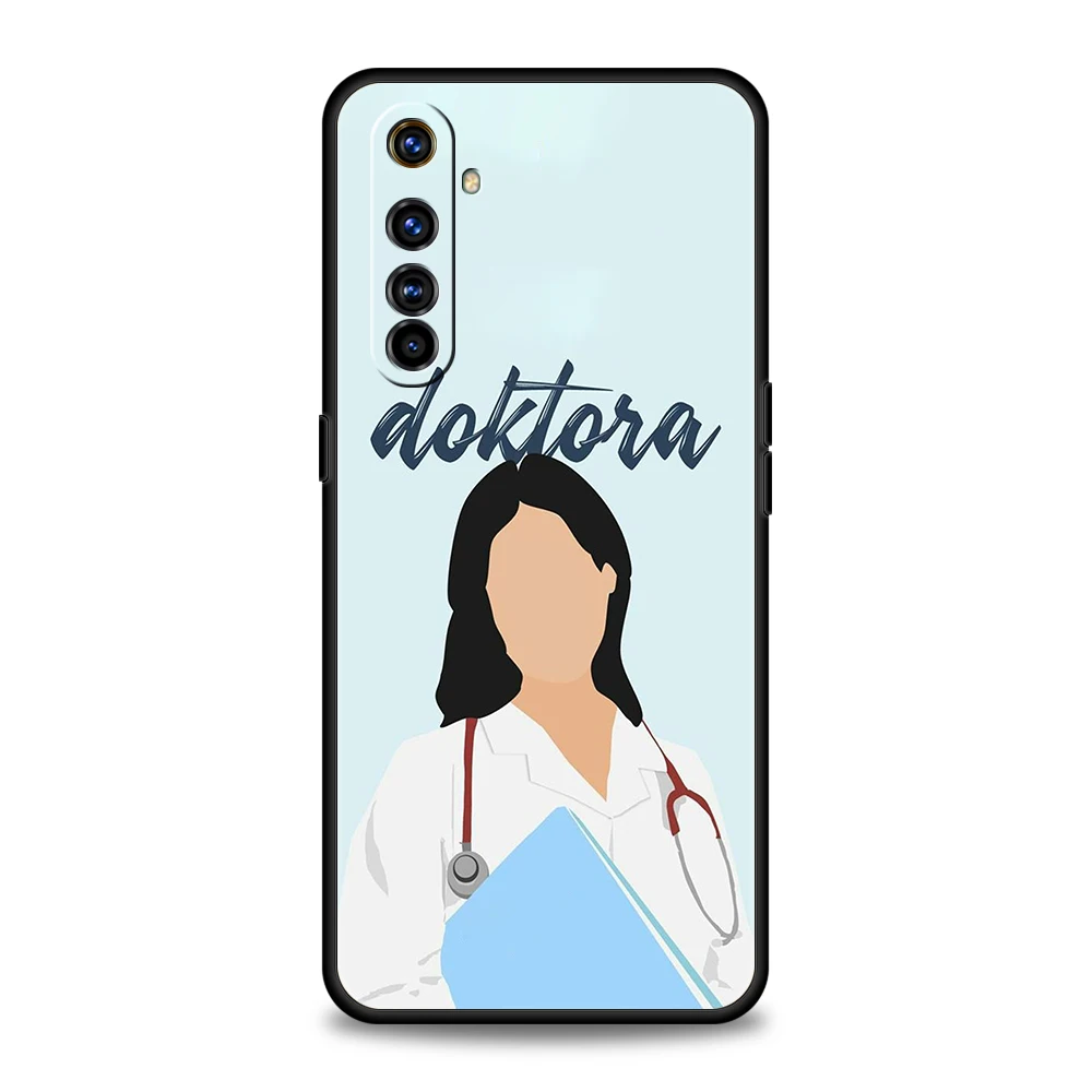 حافظة هاتف لهاتف اوبو A17 A31 A54 A57 A78 A80 A98 Find X5 X6 Pro Reno 6 7 10 11 12 F Pro 5G غطاء من البولي يوريثان الناعم ممرضة الطب الطبي #2