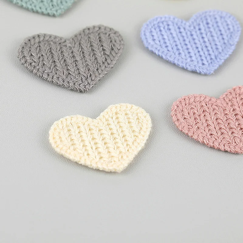 10 Pcs Love Embroidered Fabric Stickers Children\'s Hair Accessories Earrings Bags Shoes Decorations Patches Clothing Accessories