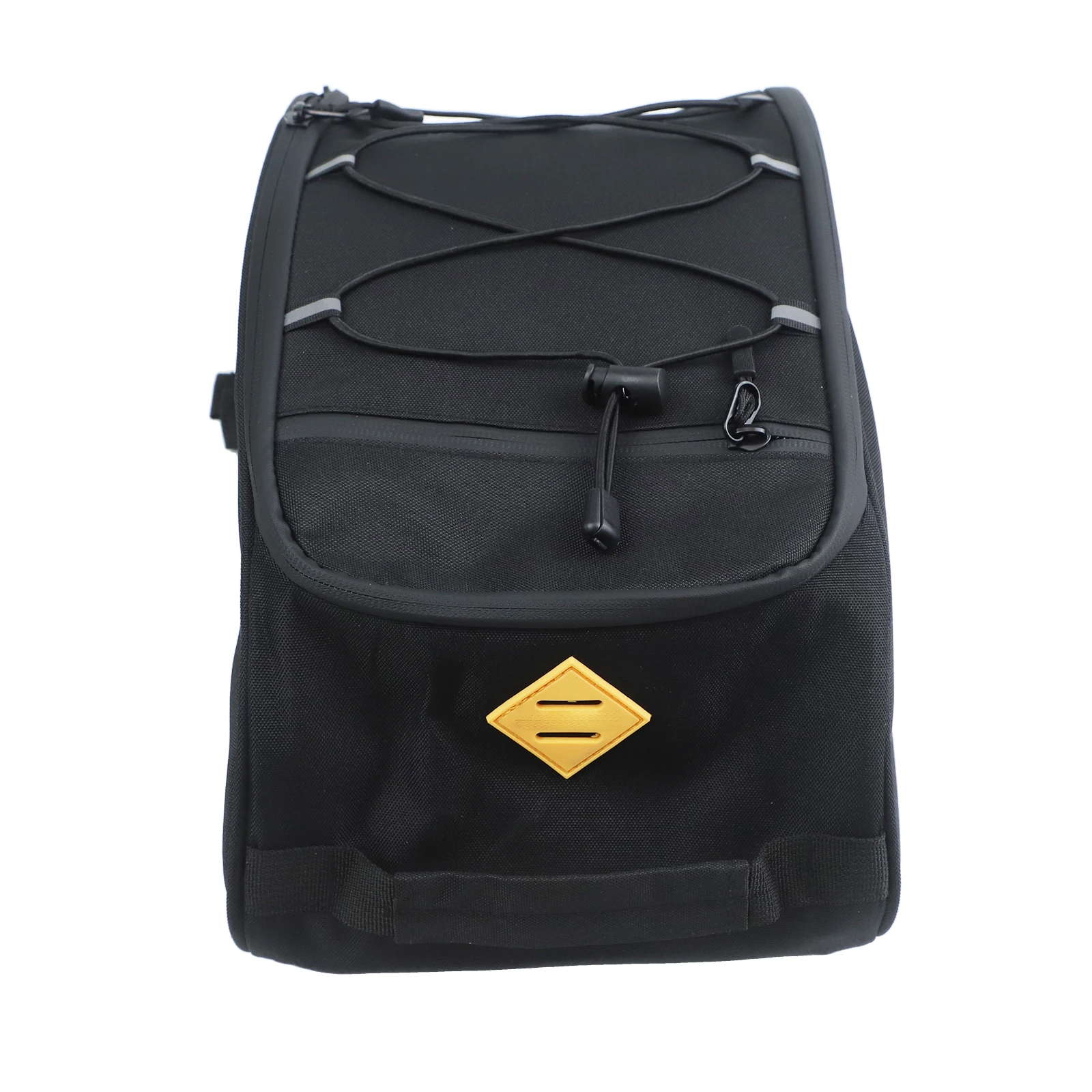 1 Stück 8L Fahrrad-Gepäckträgertasche, wasserdichte Nylon-Hecktasche mit Schnellverschluss und Schultergurt für MTB-Pendlerfahrten – Detail 7