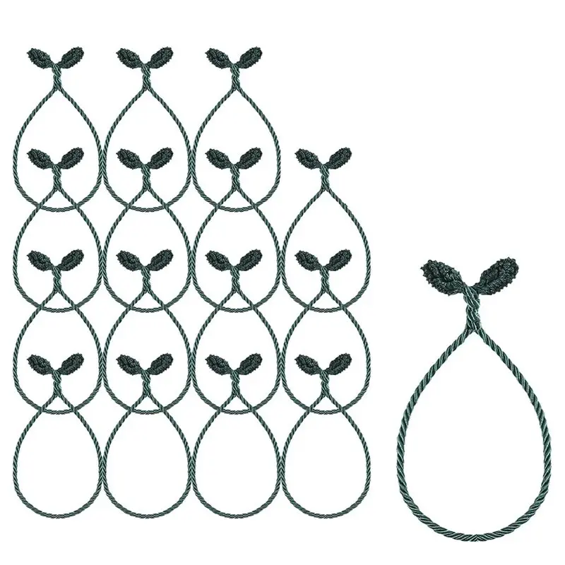 

【COMELY】Для праздничных украшений, подарочной упаковки, гибкие и многоразовые завязки длиной 20 дюймов, упаковка из 16 рождественских гирлянд