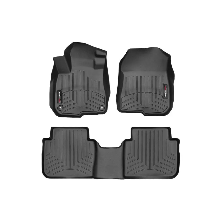 

Custom Fit FloorLiners for Honda CRV, CRV Hybrid, 1st amp 2nd Row 44111012, Black