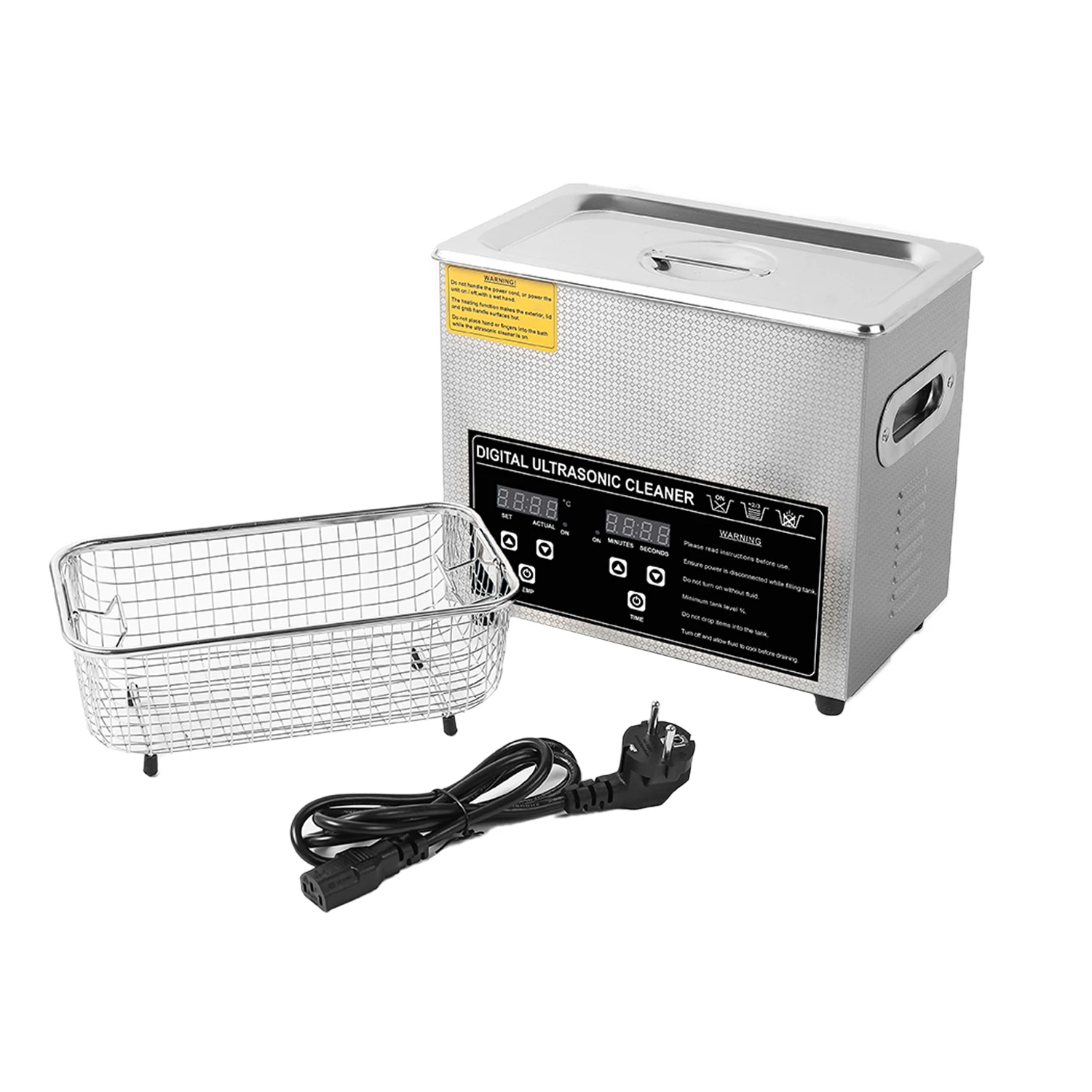 2L/3L Macchina per la pulizia ad ultrasuoni Parti di gioielli Occhiali Circuito Orologio Gioielli