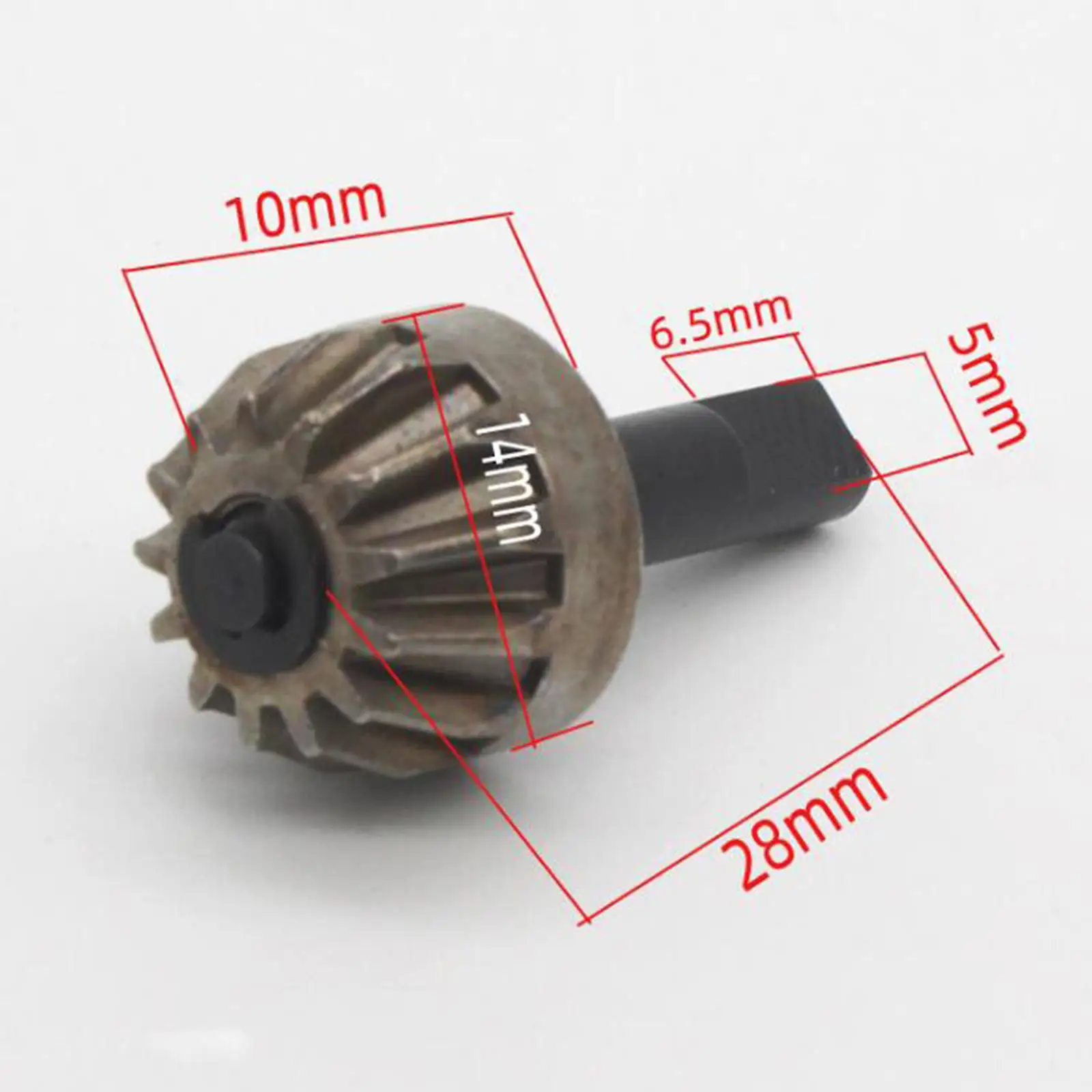 3/Set 13T Metal Differential Gears + Bearings for 1:10 RC Crawler Accessories