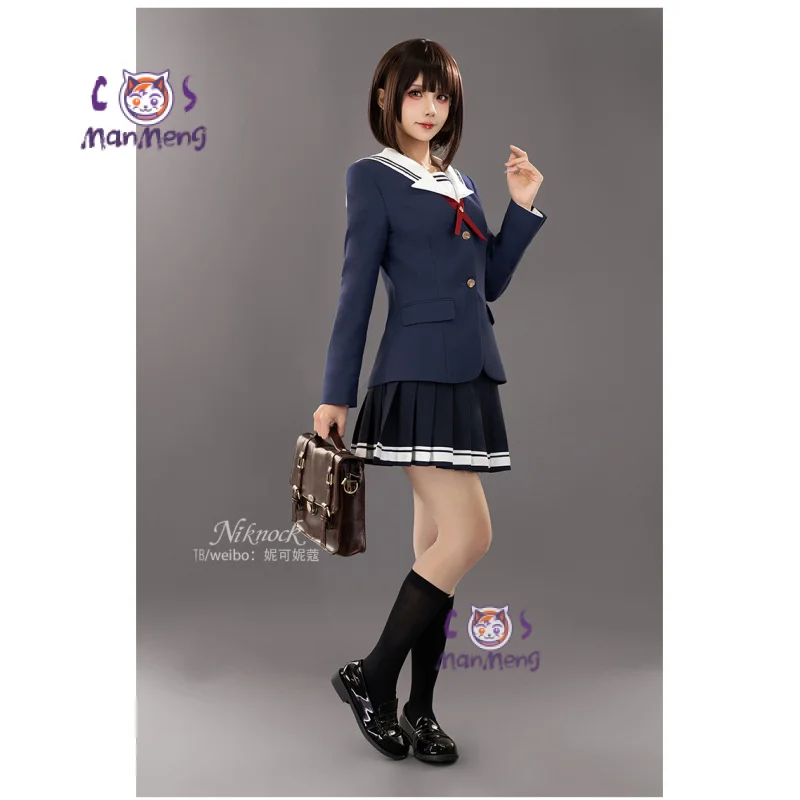 

Saekano: How to Raise a Boring Girlfriend Megumi Kato Eriri Spencer Sawamura Cosplay Costume Halloween JK Uniform Men Women Set