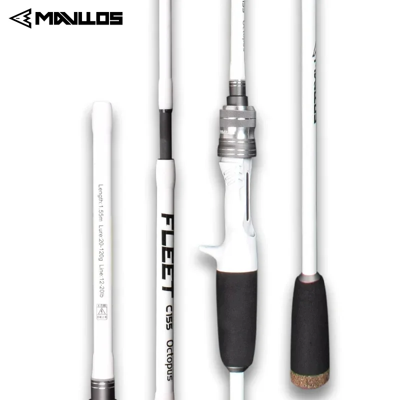 mavllos fleet lula casting rod monocromatica m dica ultraleve agua salgada jigging rod polvo vara de pesca 20120g 1220lbs 01