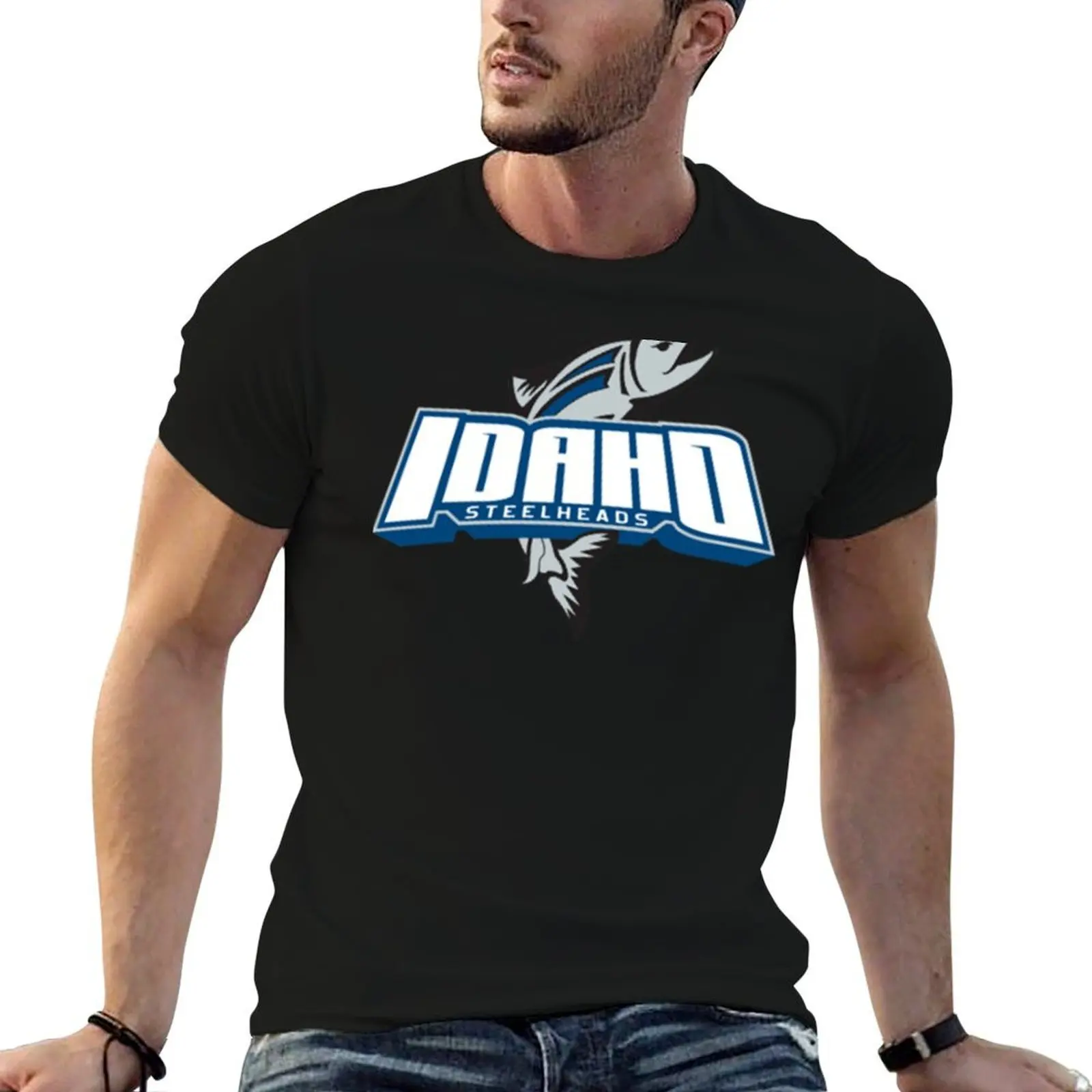 

Idaho Steelheads T-Shirt funny t shirts cotton t shirts for man cotton T-Shirt