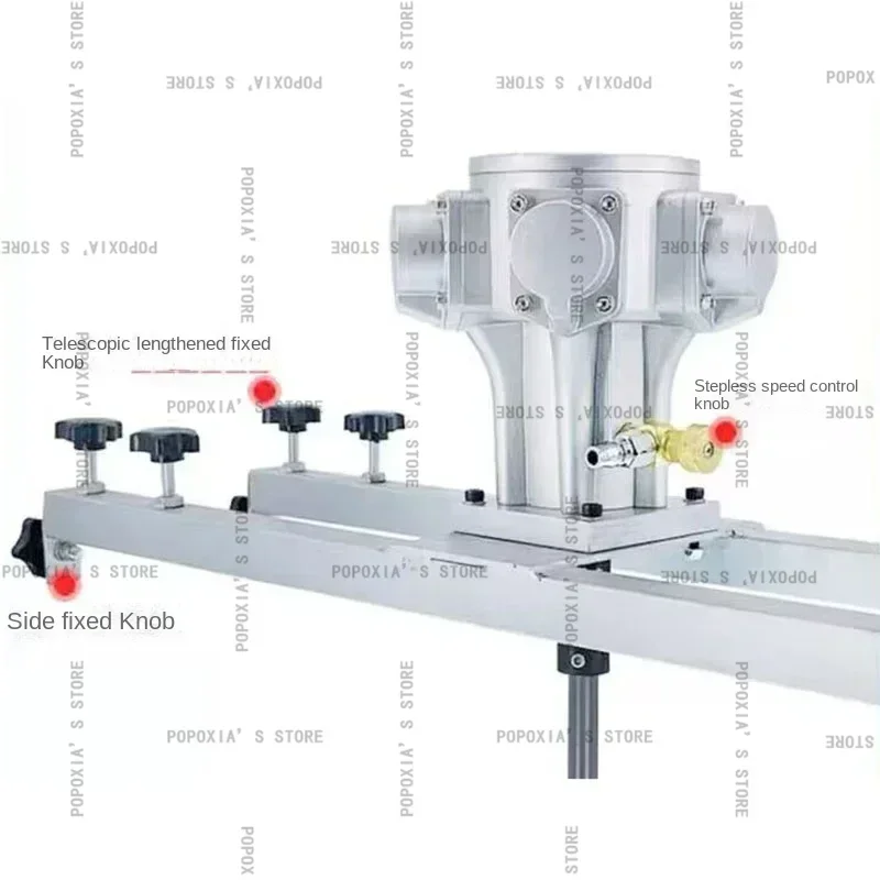 Mixer tangki IBC mixer udara pneumatik 1 ton  drum barel komersial 1000L dengan gantungan penyangga