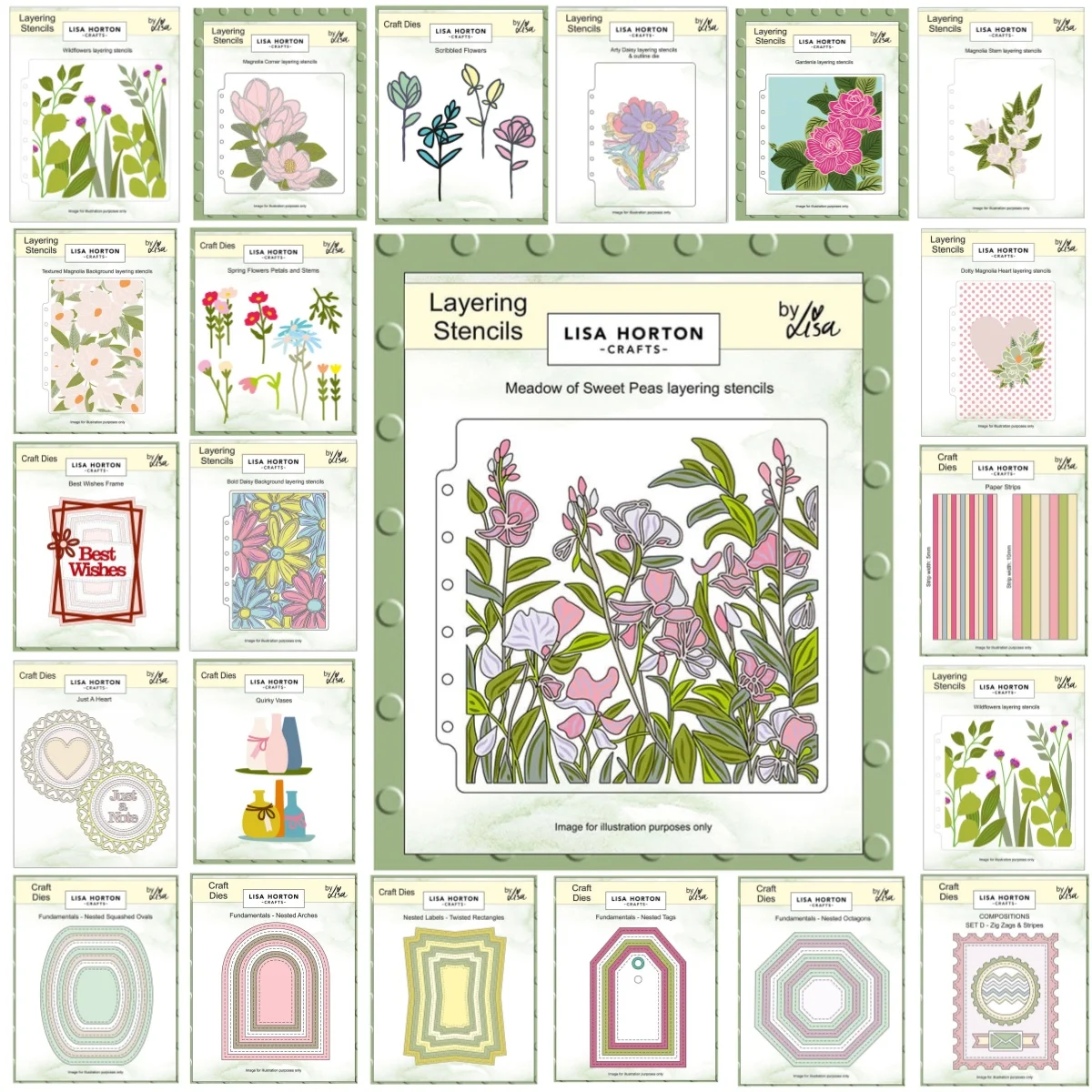 2025 Spring Flower Shape Collection Heart Tags Vases Metal Cutting Dies Stencil DIY Scrapbook Card Craft Template Decoration