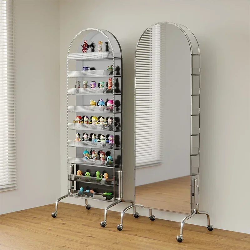 TAO Acrylic Hand-Made Doll Dustproof Multifunctional Full-Length Mirror Cabinet