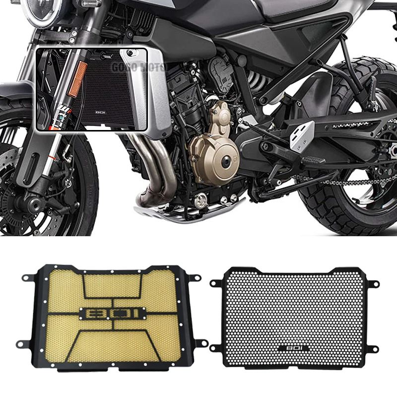 صالح ل Husqvarna Svartpilen801 2024 2025 دراجة نارية الملحقات شبكة المبرد حماية غطاء حماية خزان المياه حامي