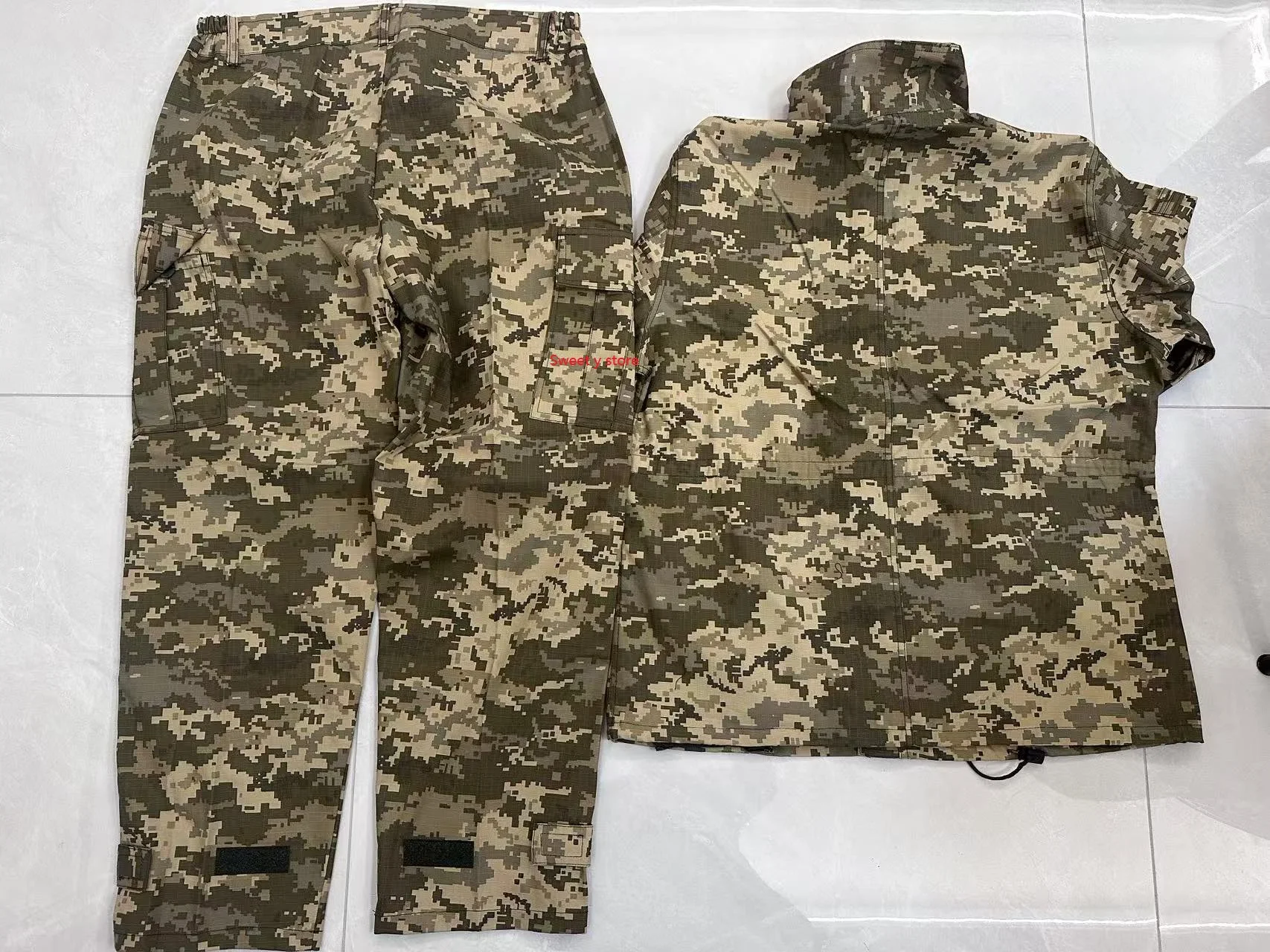 Spring and Autumn Cotton Thick Material Ukrainian Camouflage Set Breathable Pure Cotton Wear resistant Genuine Edition