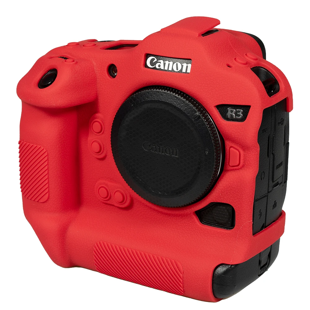 SETTO R3 Silicone Cover Rubber Silicone Camera Case Cover Skin for Canon EOS R3