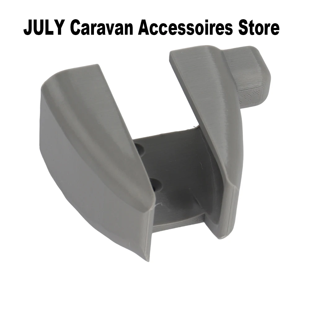 1PC For RV Camper Powrtouch Remote Control Stand Key Slot 3D Printed Plastic Holder Car Part Replacement Accessories Grey