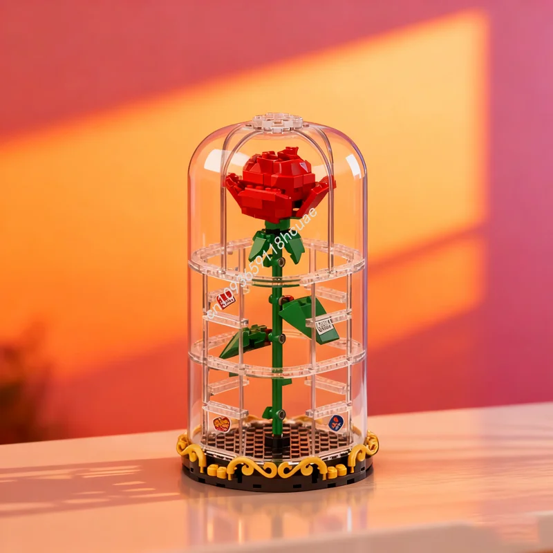 

193pcs MOC The Rose Disneienyed Model Building blocks toys Construction Christmas gifts DIY creative Education Kids Birthday