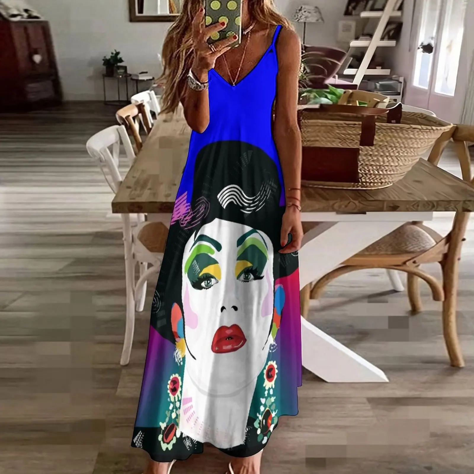 Платье женское вечернее без рукавов