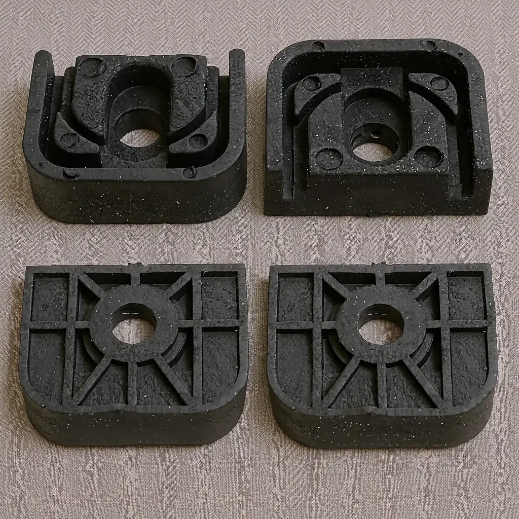 

Air Conditioning Anti Vibration Mat Heavy Duty Rubber Pads for AC Unit Shockproof Holder Washing Machine Support Foot