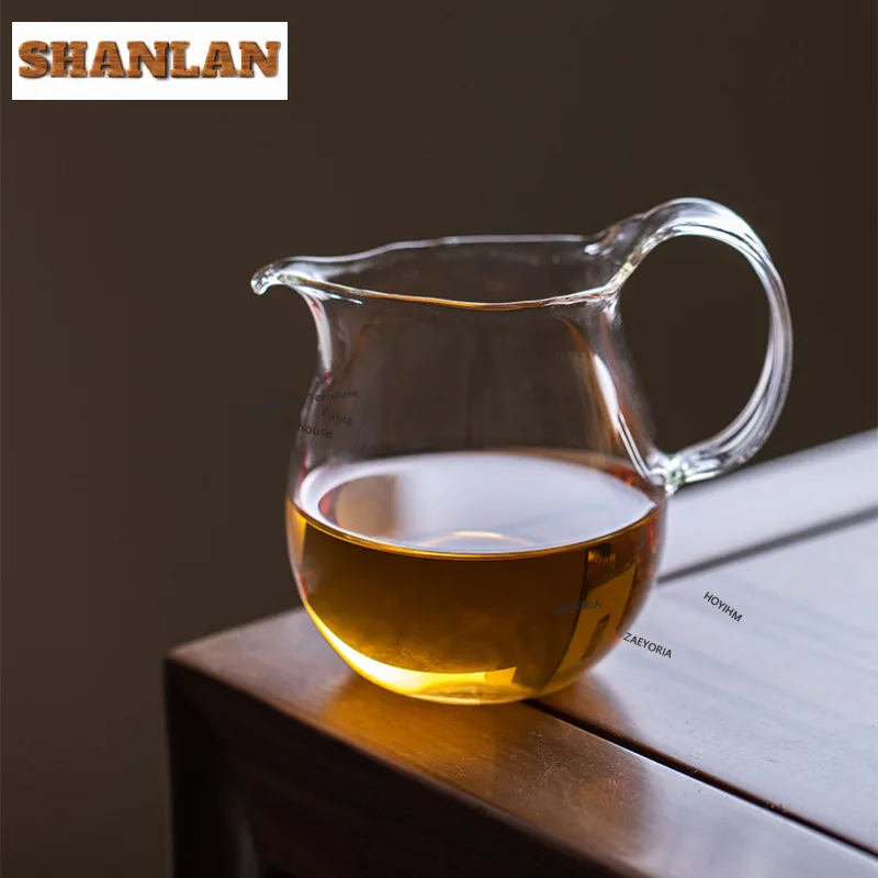 

Чайник-кувшин из высокопрочного боросиликатного стекла, 170 мл, для подачи чая, чахай, диспенсер, чашка справедливости, принадлежности для чайной церемонии
