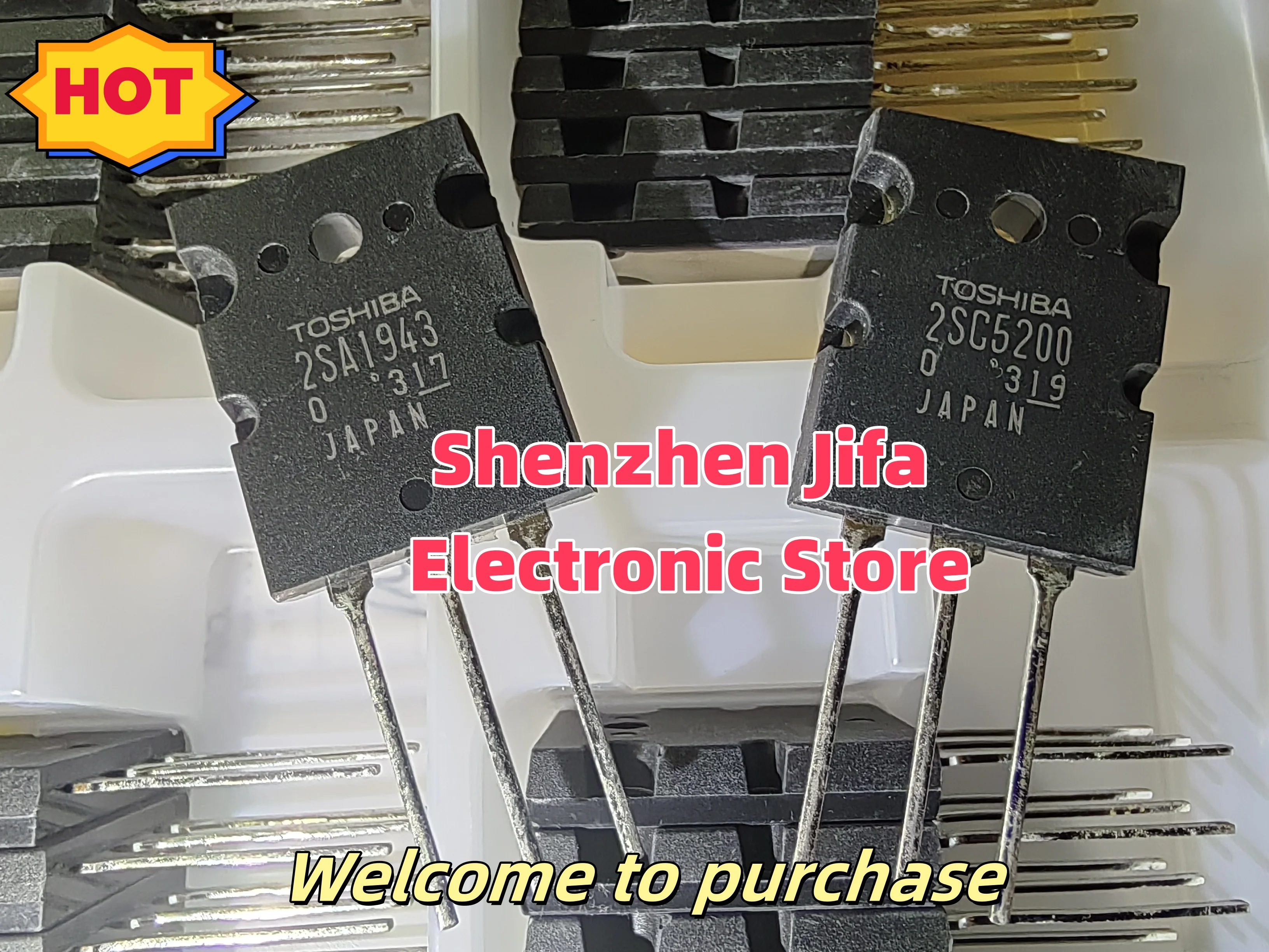 2SA1943 2SC5200 Brand new original Toshiba Audio power amplifier transistor