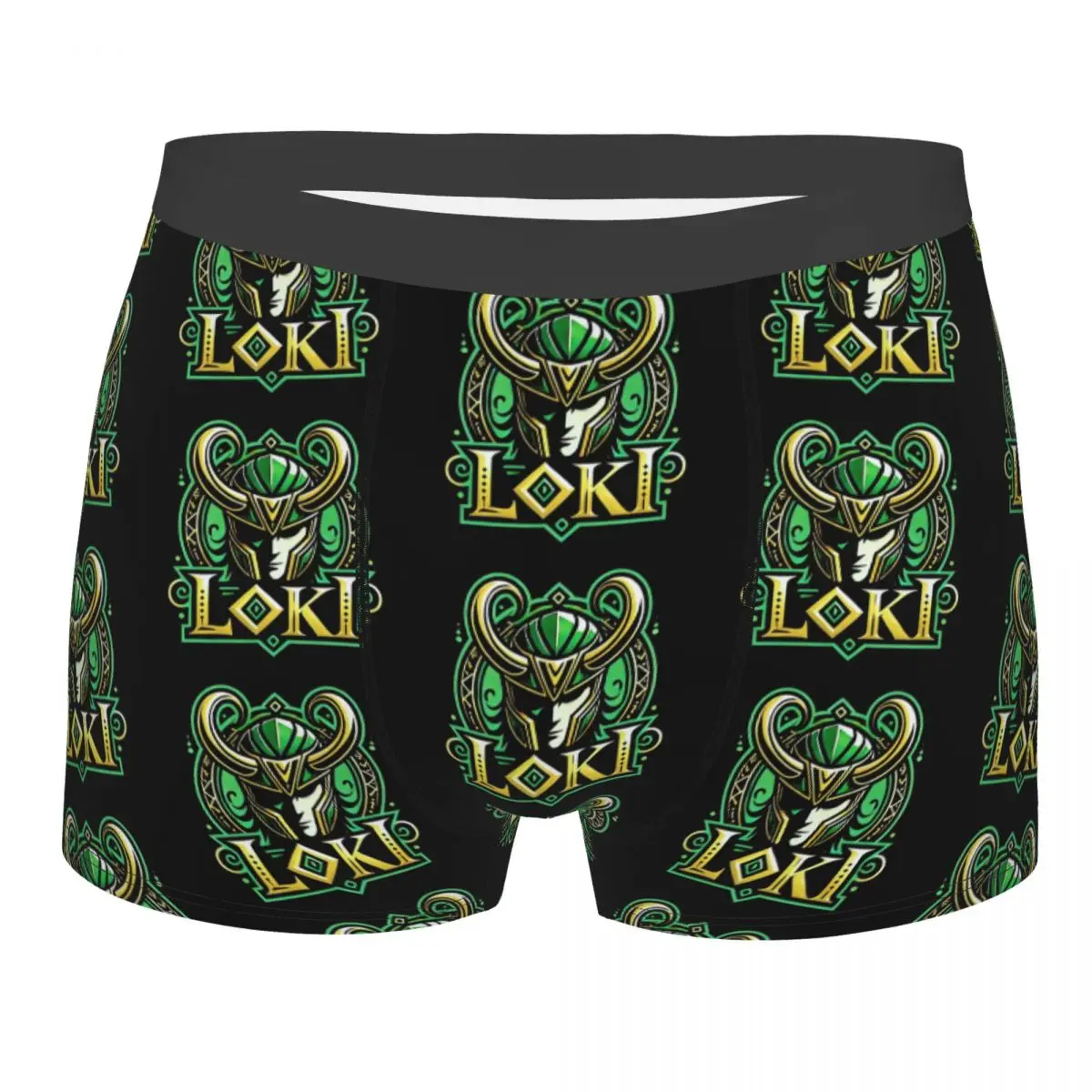 

Custom Loki Movie Boxer Shorts For Men 3D Printed Underwear Panties Briefs Breathable Underpants