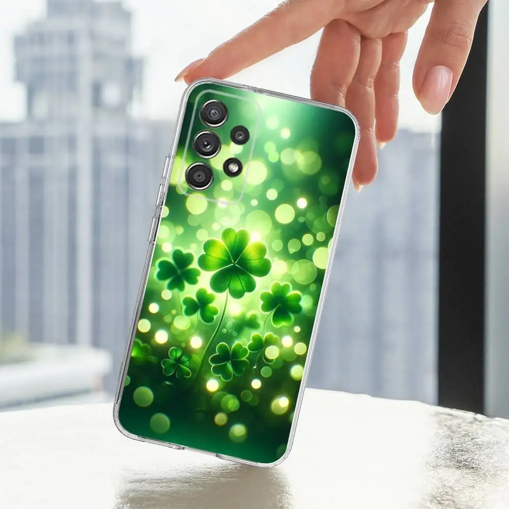 حافظة لهاتف سامسونج A30,71,51,S9,10,20,Ultra,FE,Lite,S25,24,22,23,21,PIus,شفاف,سيليكون