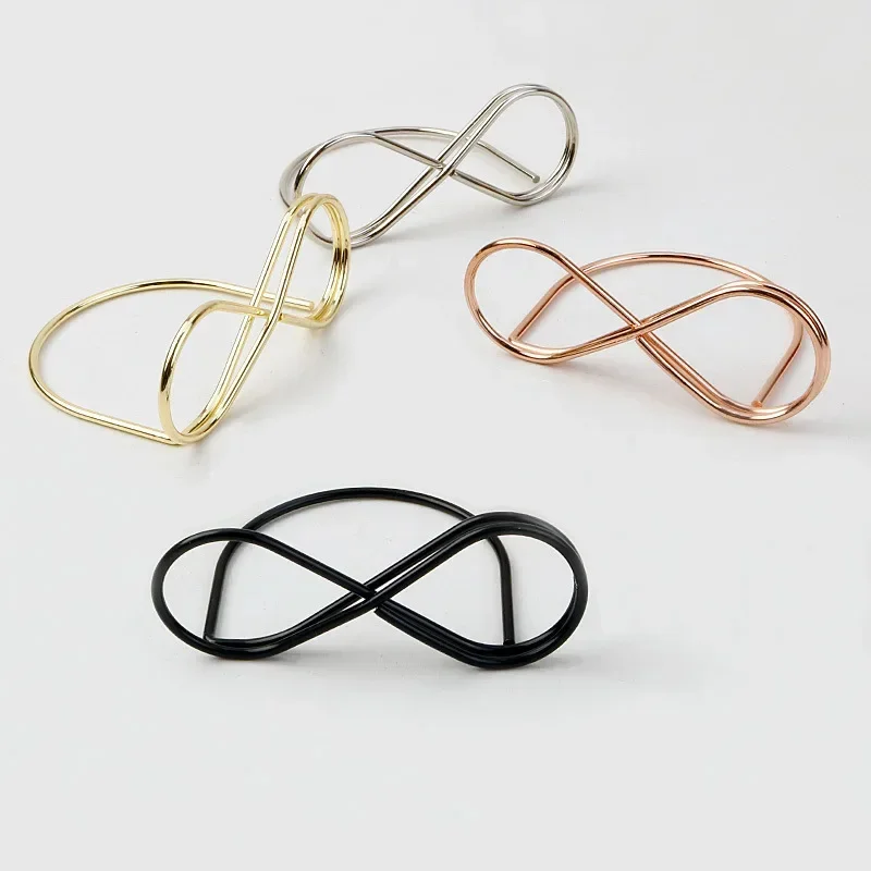 Creative Multi-purpose Card Holders Iron Curve Beauty Memo Holder Business Card Holder Party Seat Card Holder Name Tag Stand