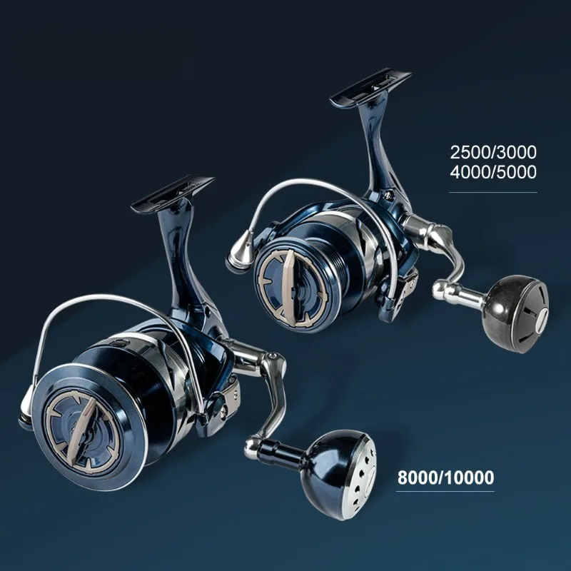Metal anti-seawater spinning wheel 2500-10000 boat sea fishing big brake