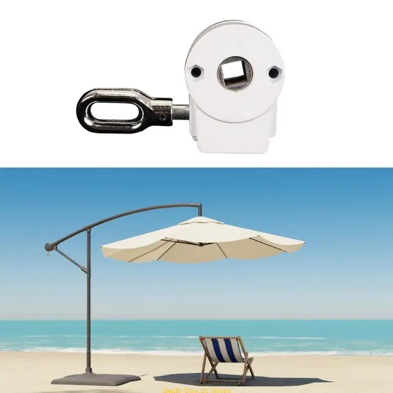 Adjustable Awning Crank Gear Manual Hand Operated for Garden Sunshades