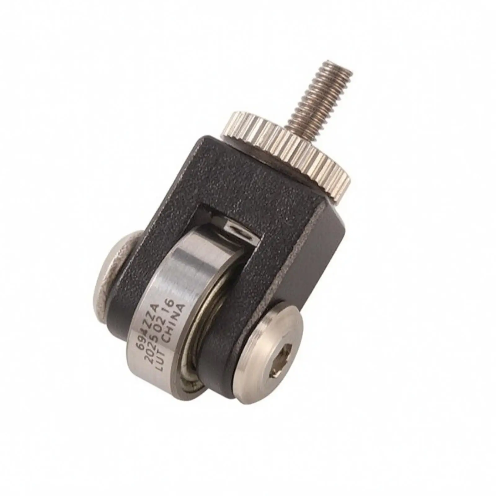 Compact Roller Measuring Head Slim Measuring Head with Threaded Stem Knurled for