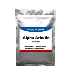 Alpha arbutin powder 100% pure cosmetic grade raw materials, without dopants, suitable for DIY and skincare industry use