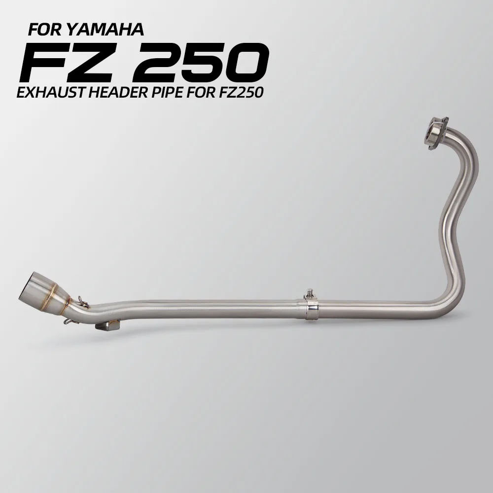 Tubo de escape FZS250 para Yamaha FZ250 FZS250 FZ25 FZS25 FAZER25, tubo de escape de motocicleta de 51 mm, accesorios para tubo de escape de motocicleta de calle