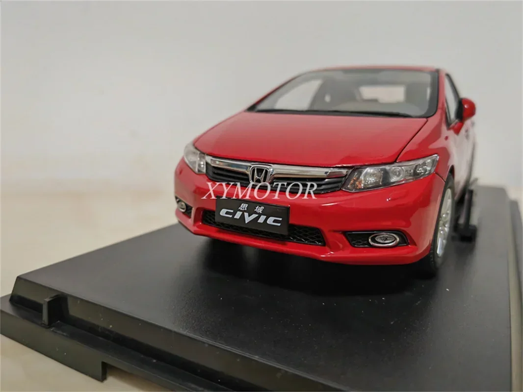 1:18 For Honda CIVIC 9th generation Diecast Metal Model Car Hobby Toys Gifts Red Display Collection Ornaments